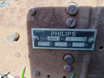 Staré rádio Philips 834 A ústrojenstvo (rezervované) - 9