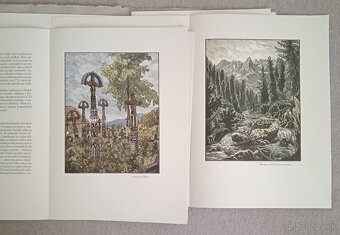 Karel Vik, súbor drevorytov Slovensko 1, 2, 3 - 9