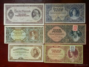 Staré Maďarské bankovky - 9