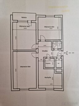 3- izbový byt na sídlisku Západ v Trstenej - 9