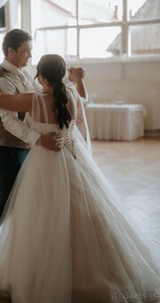 Svadobné šaty Magic Bride, kruh, závoj - 9