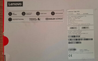 Tablet LENOVO TAB E10 - 10,1" obrazovka, 1280×800 px - 9