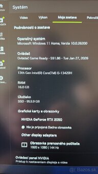 Predám alebo vymením herný notebook Acer Nitro V15 RTX Top - 9
