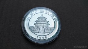China Panda strieborne mince - 9
