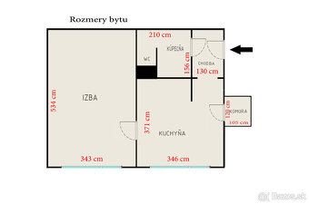 / CENTRUM / 1i byt / BREZNO / ČSA / 38 m2 / - 9