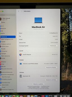 MacBook Air 15 M2 8/256GB 95% batéria - 9