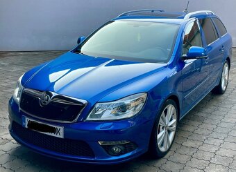 ŠKODA OCTAVIA 2 RS DSG 2,0 tdi 125 kw Race Blue WEBASTO - 9