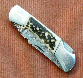 Minidamask - mini damaškový skladací nôž - 9