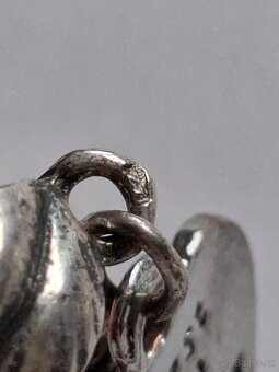 Strieborný náhrdelník s ružičkami - 9