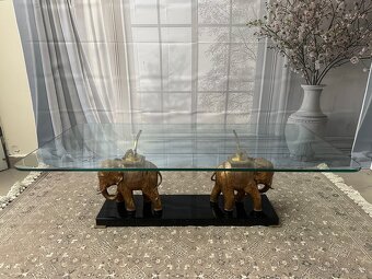 Konferenčný stolík so sklom - 9