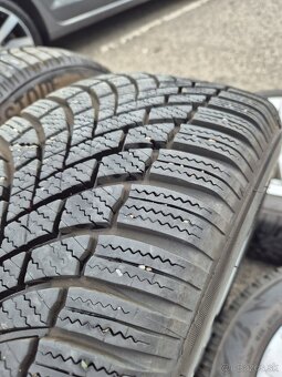 SKODA ELEKTRONY 5x112 R17 + BRIDGESTONE ZIMNE PNEUMATIKY - 9