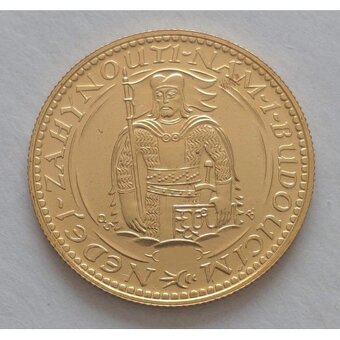 ZLATÝ ČÍSLOVANÝ JUBILEJNÍ SVATOVÁCLAVSKÝ DUKÁT 2018 - 500 ks - 9