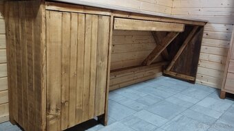 Pracovný stôl 260x60 cm - 9