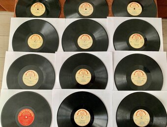 Šelakové platne so stojanom 40ks - 9