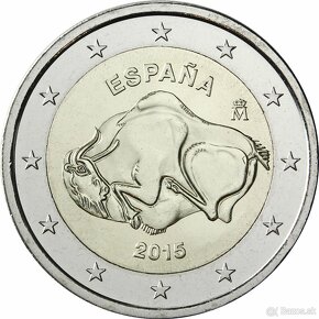 Euromince - pamatne dvojeurove mince ŠPANIELSKO - 9