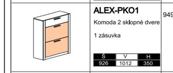 DECODOM Zostava na chodbu ALEX - 9