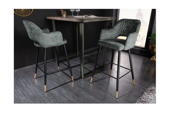 Stoličky kreslá - kovové drevené ratanové plastové záhradné - 9