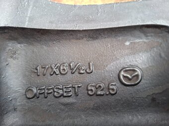 Org. hliníkové disky Mazda R17, 5x114,3 - 9