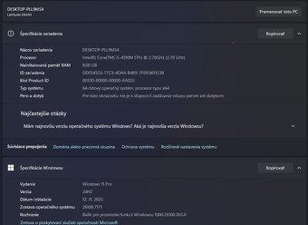 DELL Latitude E6440 - 14.1" / i5 / SSD / AMD Grafika / Dock - 9