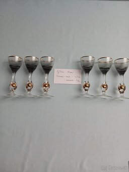 POHÁRE - ZLATÁ ZUZANA - dymová farba - 9