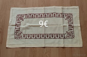 Vyšívané dečky, obrúsky - 9