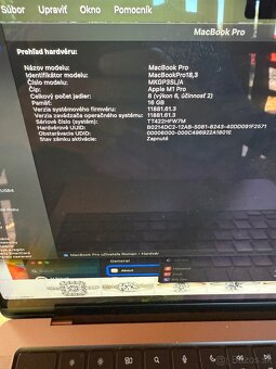 MacBook Pro 14” M1 Pro 512 GB, SK klávesnica – 98 % batéria - 9