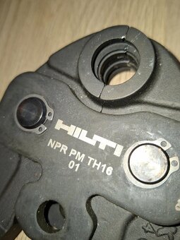 Lisovacie čeľuste na potrubia HILTI NPR PM TH, NPR PM V - 9