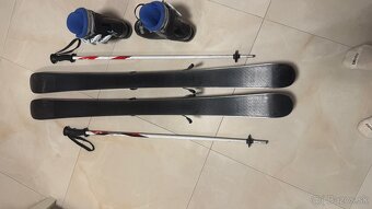 Detské freestyle lyže 127cm komplet set - 9