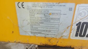 Predám pásový bager JCB 220. - 9