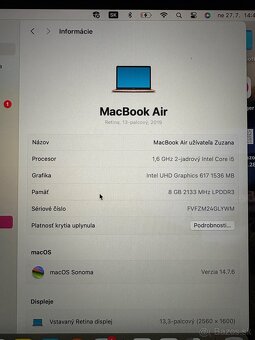 Predám MacBook Air 13(2019) - 9