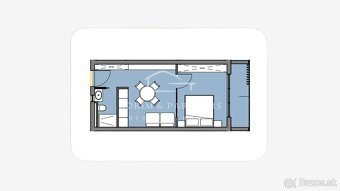 2 izbový apartmán s rozlohou  od 34,74 m² do 37,62 m² - 9