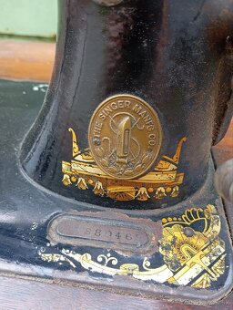 šijací stroj Singer rok výroby 1908 - 9