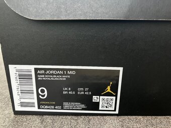 Tenisky Nike Jordan Air 42,5 REZERVOVANÉ - 9