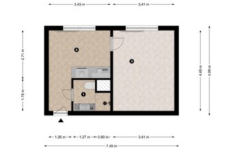 1,5i zrekonštruovaný, svetlý byt - Veľké Kapušany -Predaj - 9