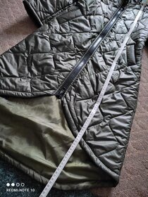 Prechodná olivová prešívaná bunda -M,L - 9