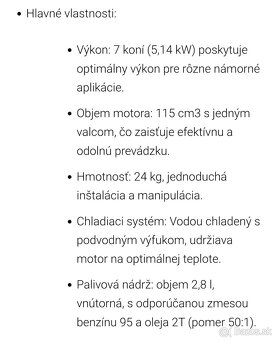 Čln nafukovací FOX 320 + motor - 9
