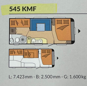 Predám karavan Hobby 545 De Luxe Edition - 9