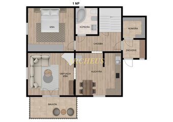 NA PREDAJ - RODINNÝ DOM, ZLATÉ, 8 KM OD BARDEJOVA - 9