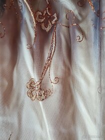 Spoločenské šaty zlaté - 9