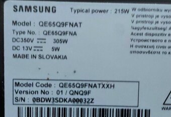 Samsung Q65Q9FNAT diely - 9