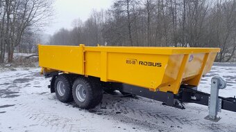 Traktorový návěs,Vlečka,Přívěs,Vlek za Traktor,Dumper 13t - 9