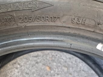 205/50 r17 zimné 4 ks MICHELIN dezén 7,6 - 5,8 mm - 9