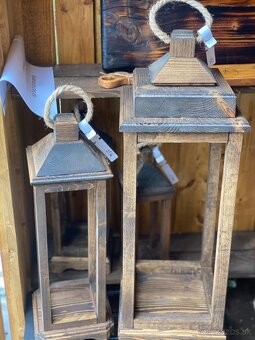 Zahradne lampáše z dreva - 9