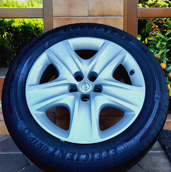 letné kolá R17 5x110, orig. Opel, pneu 225/50 - 9