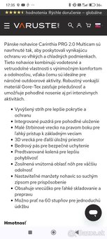 Carinthia PRG 2.0 Multicam nohavice - 9