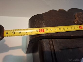 Predám funkčné polbicie nástenné hodiny JUNGHANS V:63cm ARTD - 9