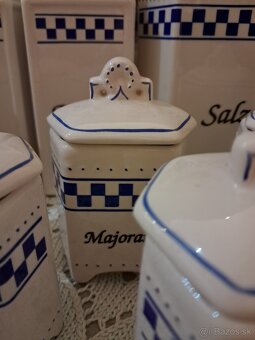 Starožitne porcelánové nádobky na pochutiny - 9