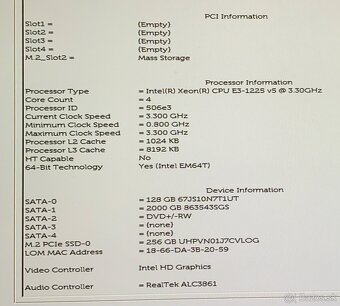 Dell precision 3620 Tower 32GB RAM - 9