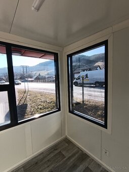 Červeno antracitový Dizajnový Mobilný kontajner 3,5 x 2,5 m - 9