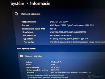 Herný PC (RYZEN 7 2700,GTX 1660 6GB,16GB DDR4,512G SSD,W11) - 9
